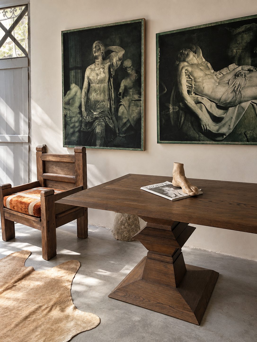 TORR table and its base, Galerie May